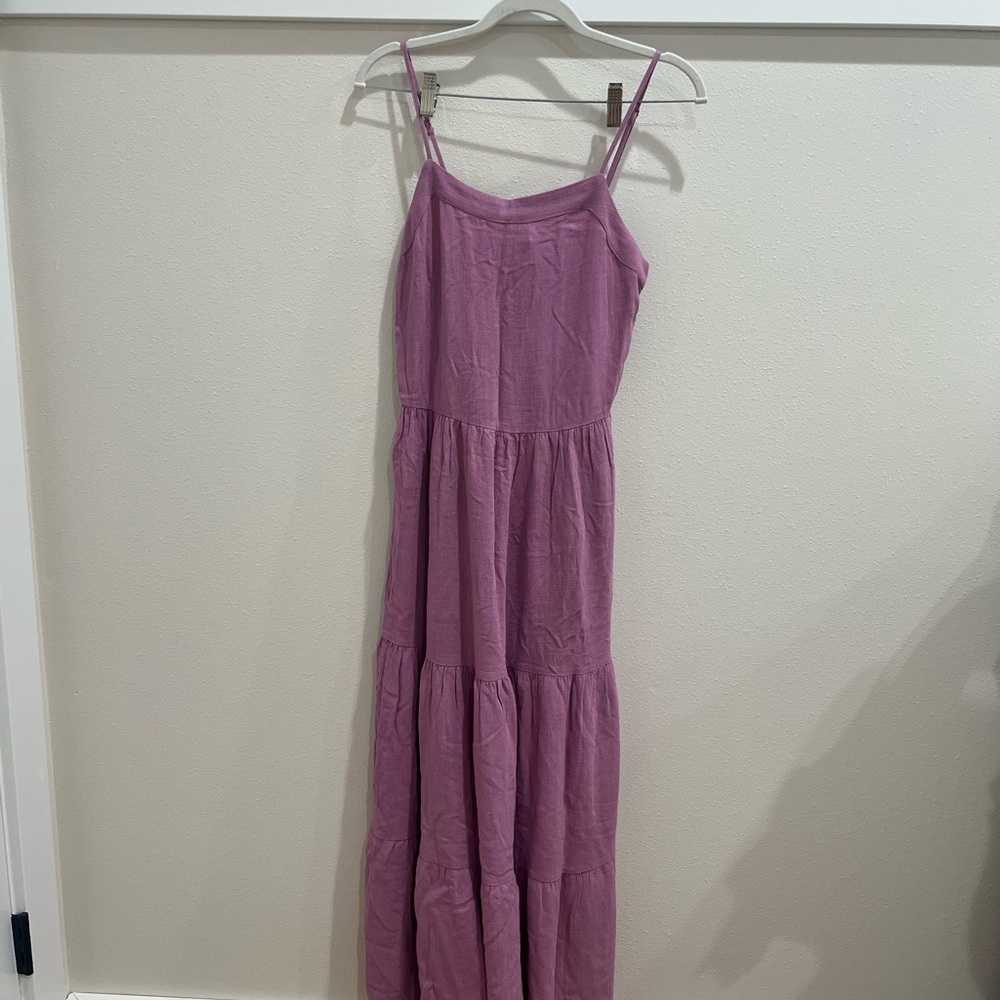 Splendid Spaghetti Strap Tiered Maxi Dress